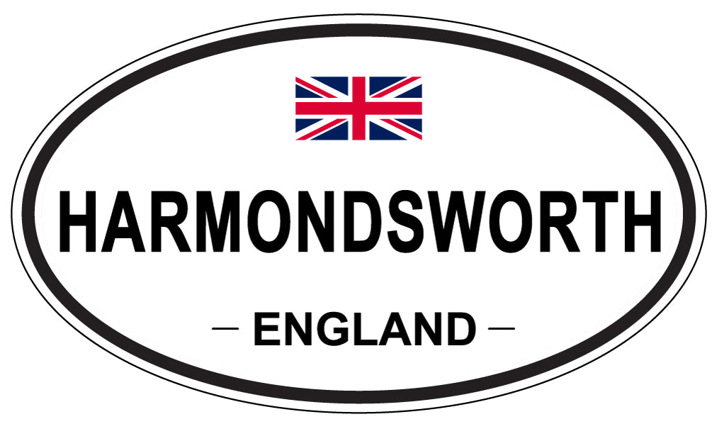 HARMONDSWORTH, England - Oval Magnet