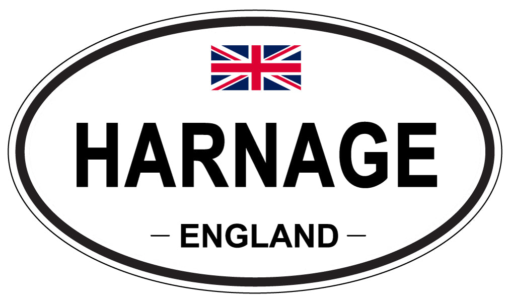 HARNAGE, England - Oval Magnet