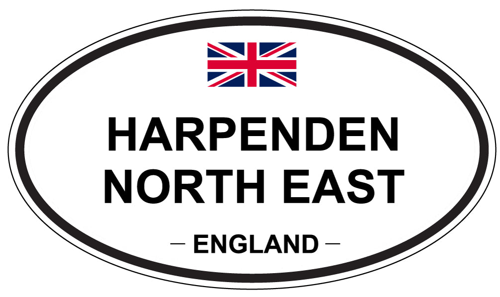 HARPENDEN NORTH EAST, England - Oval Magnet