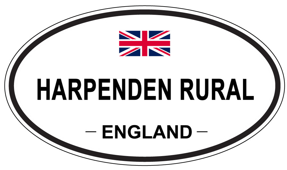 HARPENDEN RURAL, England - Oval Magnet