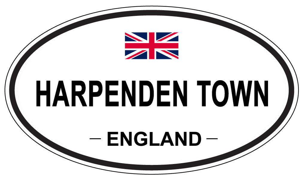 HARPENDEN TOWN, England - Oval Magnet