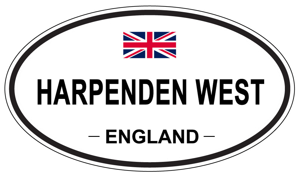 HARPENDEN WEST, England - Oval Magnet
