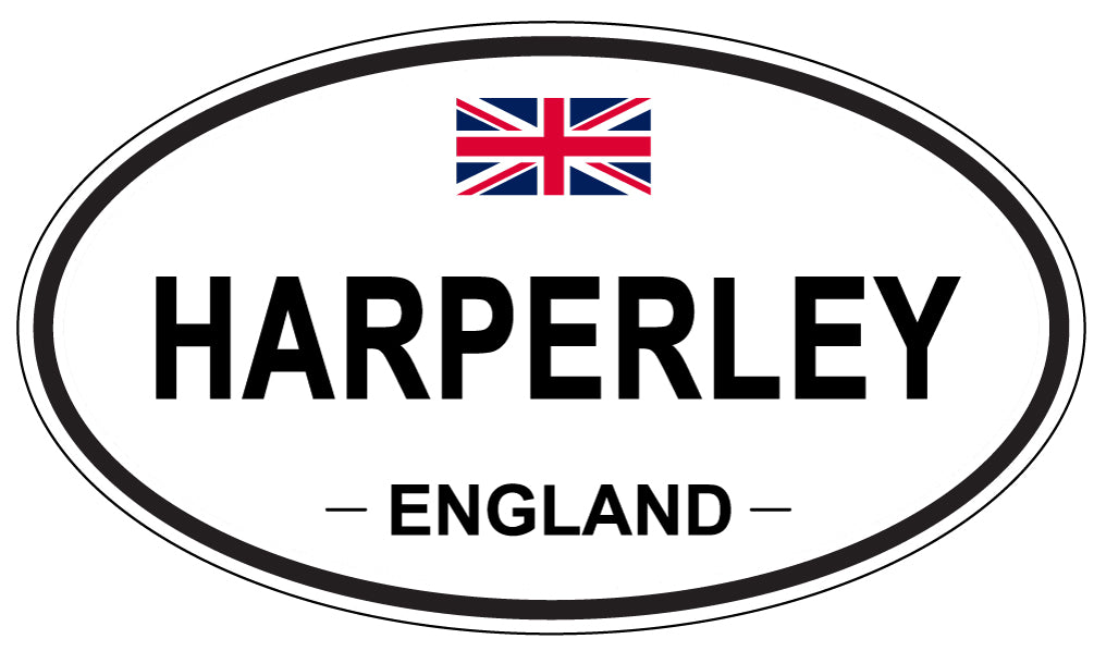 HARPERLEY, England - Oval Magnet