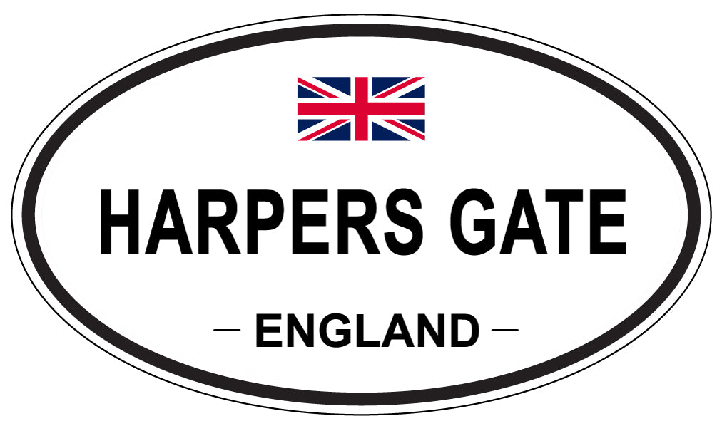 HARPERS GATE, England - Oval Magnet
