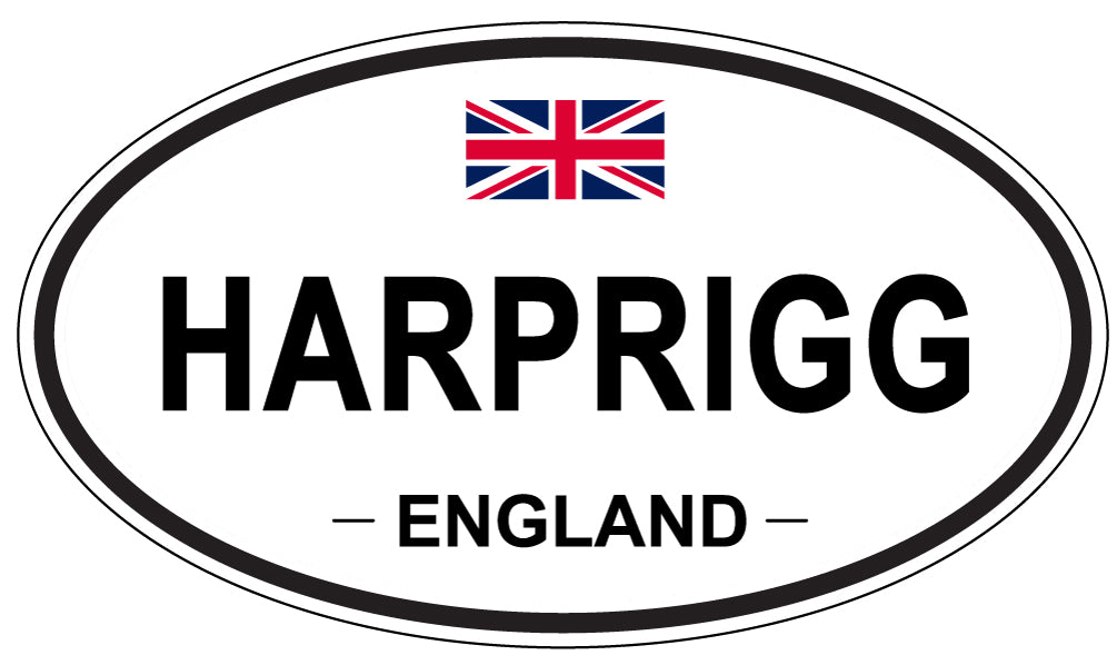 HARPRIGG, England - Oval Magnet