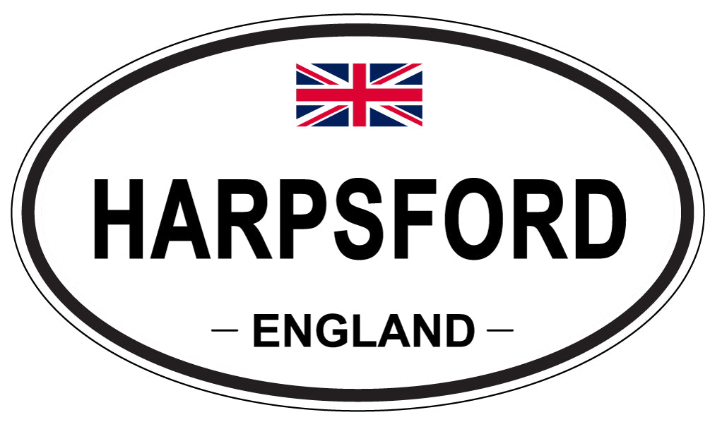 HARPSFORD, England - Oval Magnet