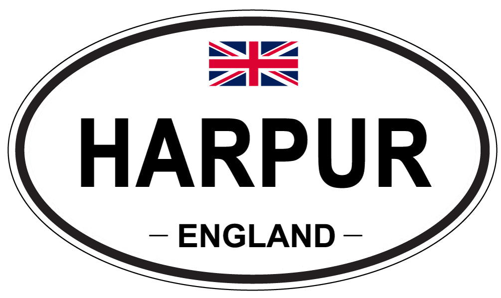 HARPUR, England - Oval Magnet
