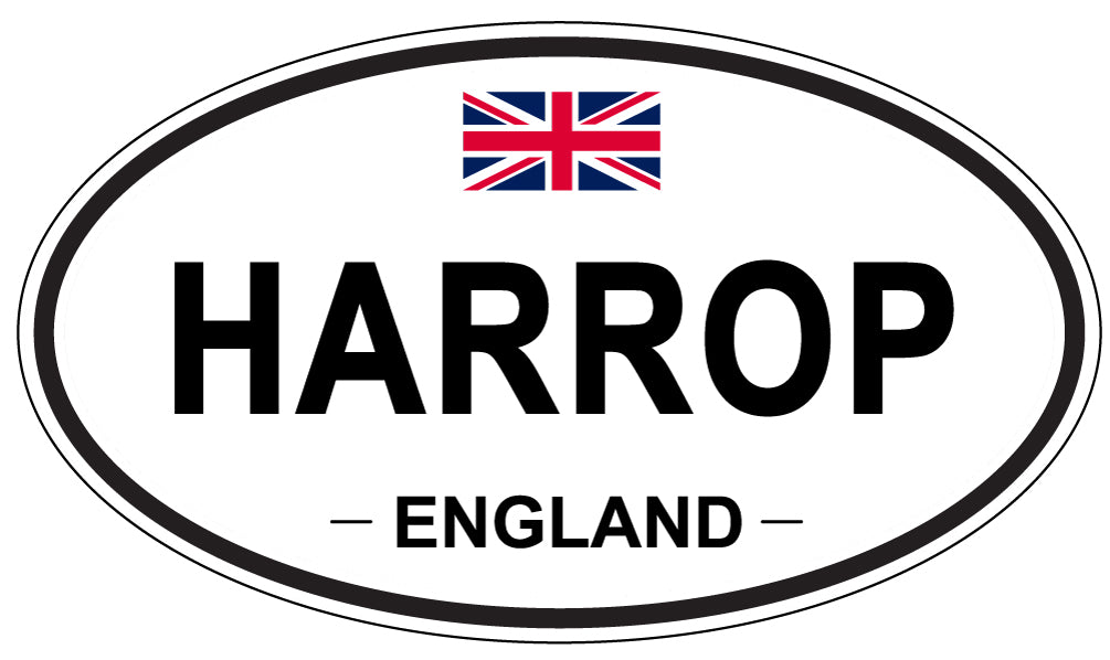 HARROP, England - Oval Magnet