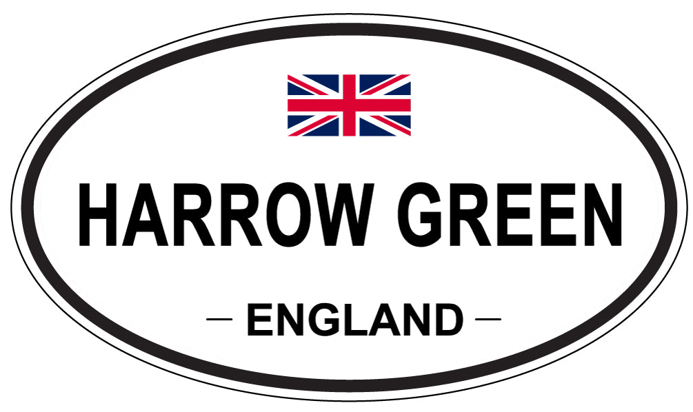 HARROW GREEN, England - Oval Magnet