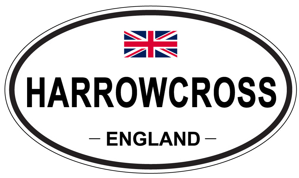 HARROWCROSS, England - Oval Magnet