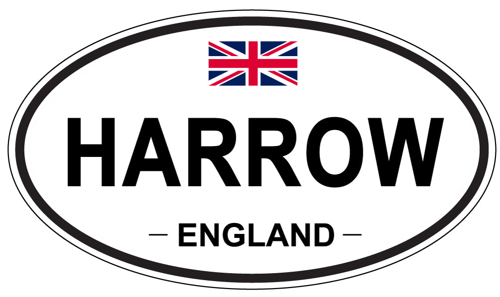 HARROW, England - Oval Magnet