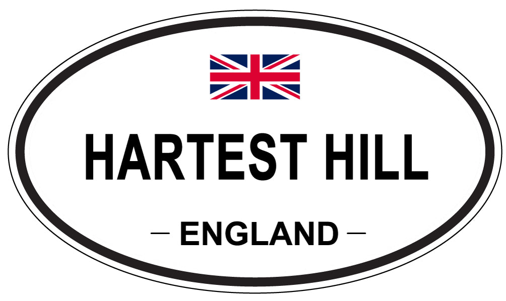 HARTEST HILL, England - Oval Magnet