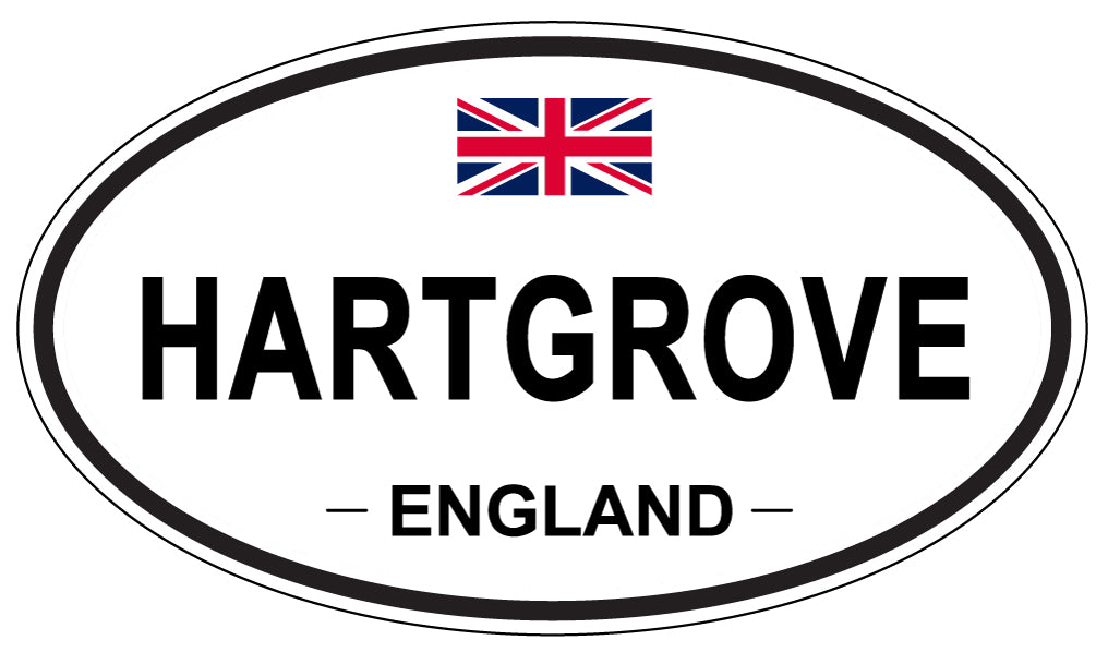 HARTGROVE, England - Oval Magnet