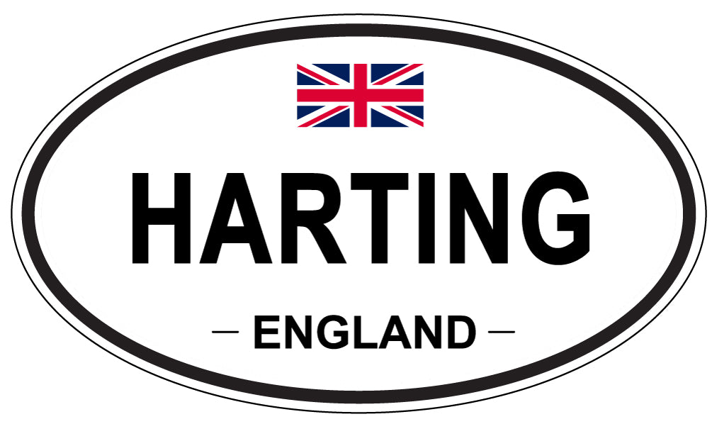 HARTING, ENGLAND - Oval Sticker