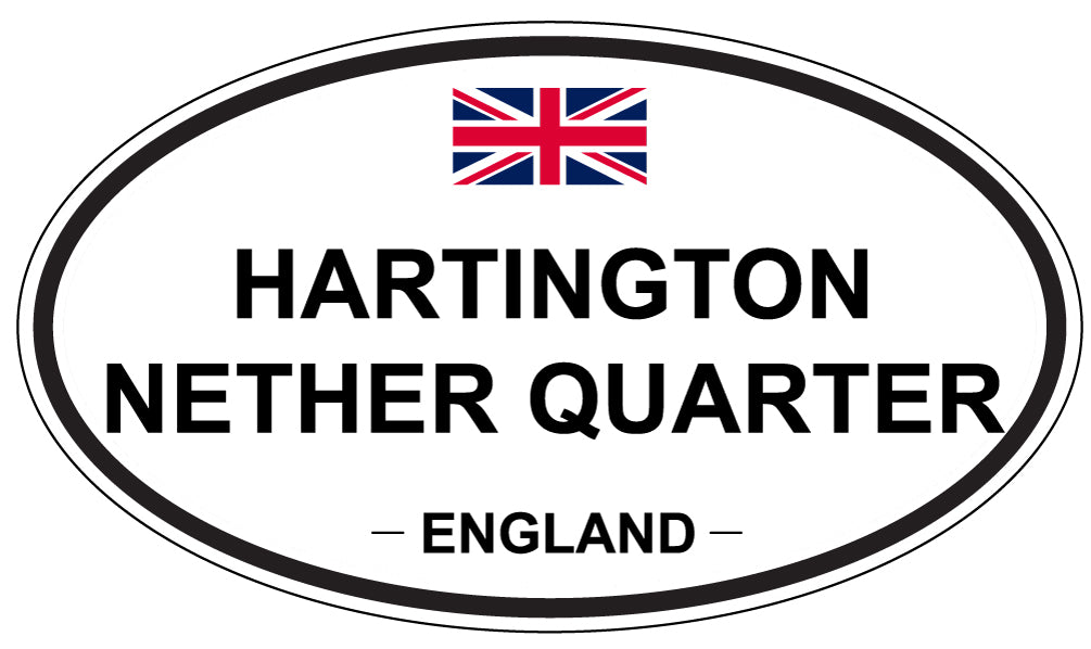 HARTINGTON NETHER QUARTER, England - Oval Magnet