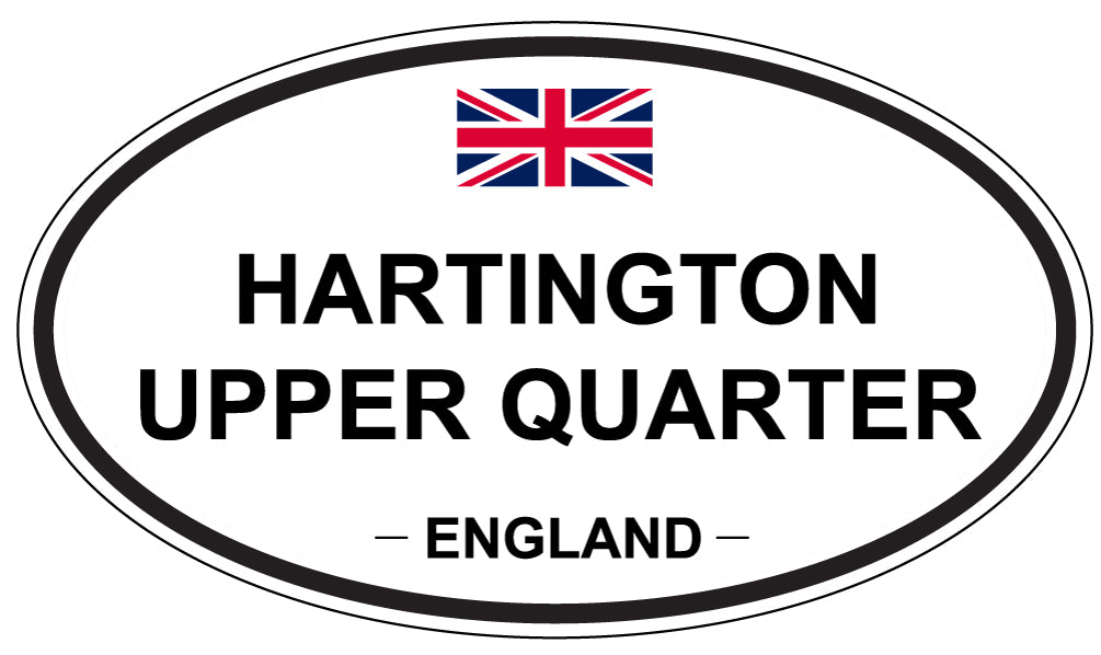 HARTINGTON UPPER QUARTER, England - Oval Magnet
