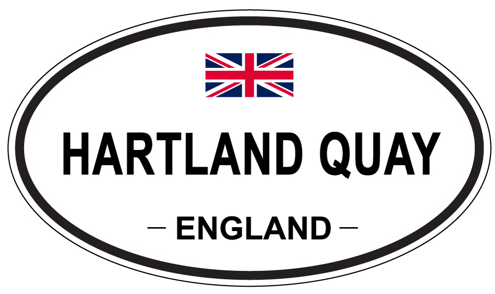 HARTLAND QUAY, England - Oval Magnet