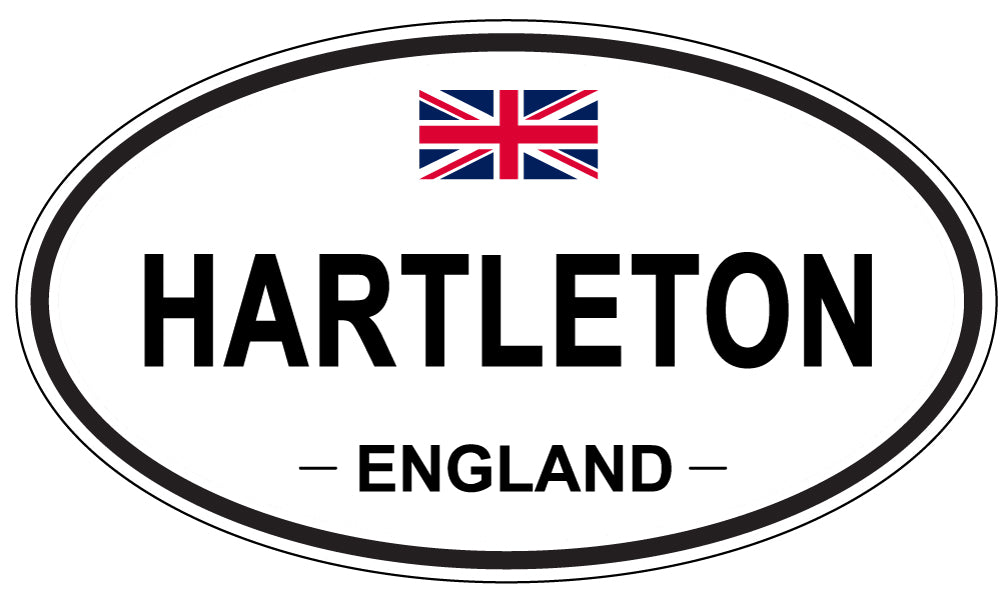 HARTLETON, England - Oval Magnet