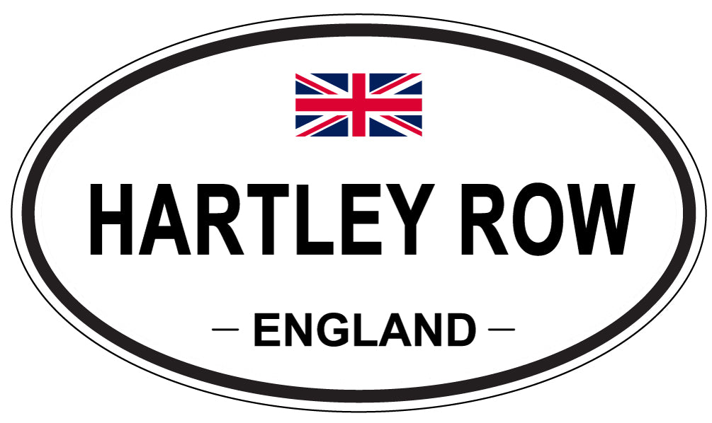 HARTLEY ROW, ENGLAND - Oval Sticker