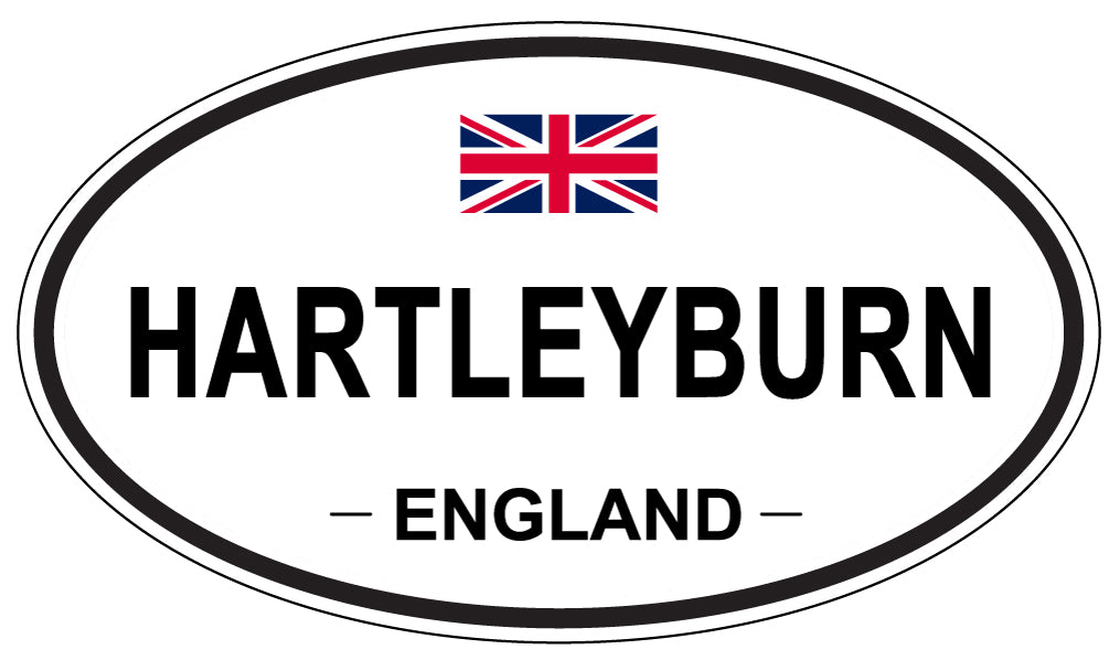 HARTLEYBURN, England - Oval Magnet
