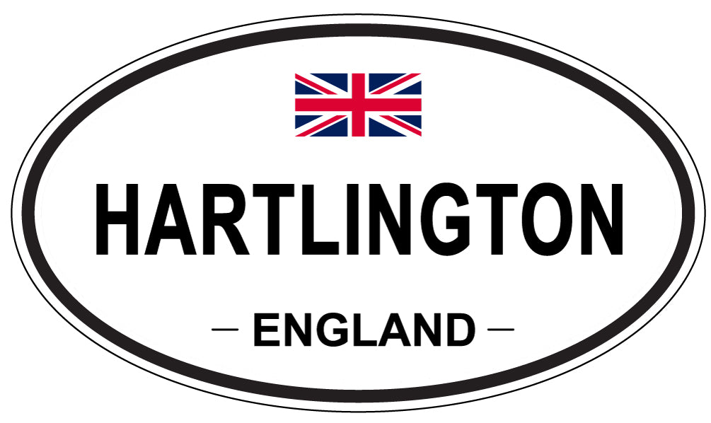 HARTLINGTON, England - Oval Magnet