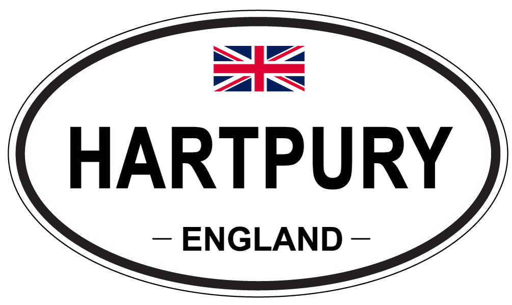 HARTPURY, ENGLAND - Oval Sticker