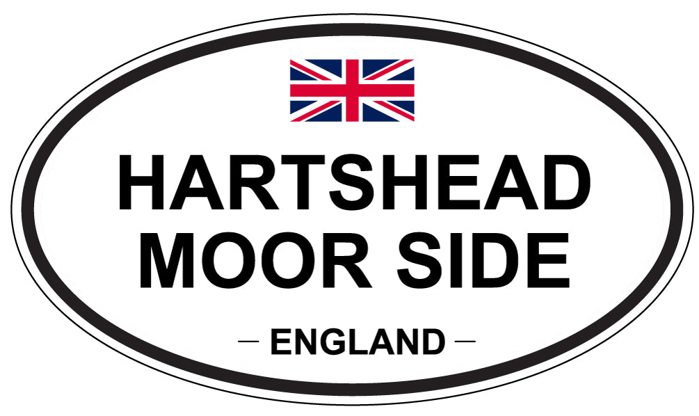 HARTSHEAD MOOR SIDE, England - Oval Magnet