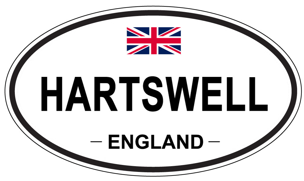 HARTSWELL, England - Oval Magnet