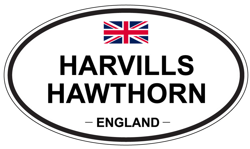 HARVILLS HAWTHORN, England - Oval Magnet