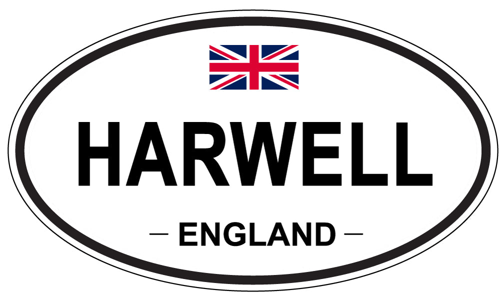 HARWELL, ENGLAND - Oval Sticker