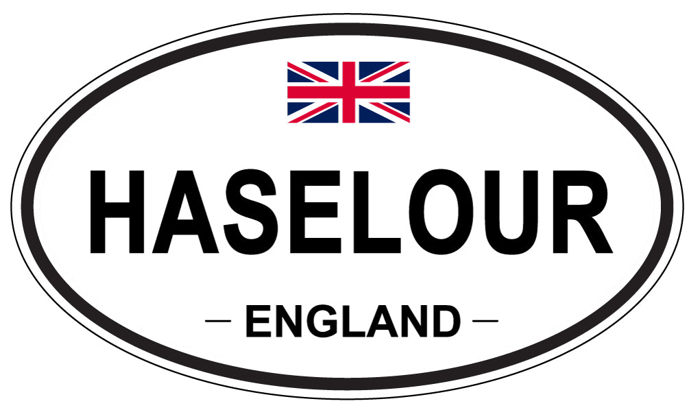 HASELOUR, England - Oval Magnet