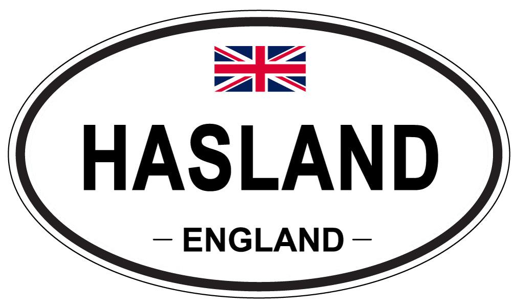 HASLAND, England - Oval Magnet