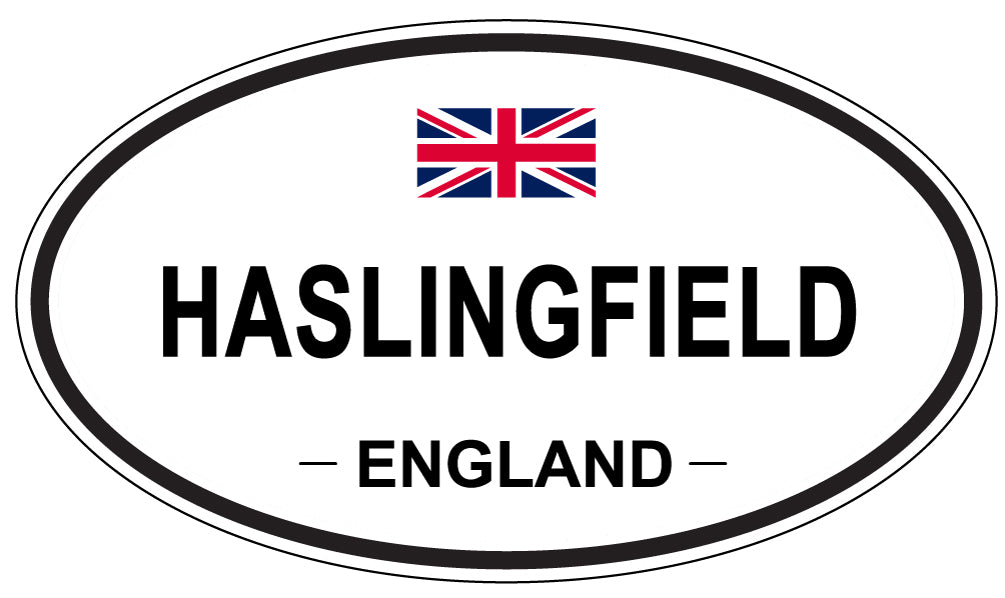 HASLINGFIELD, England - Oval Magnet