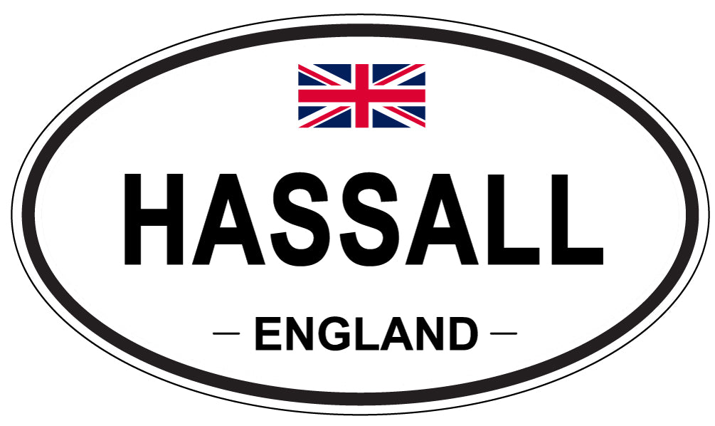 HASSALL, England - Oval Magnet