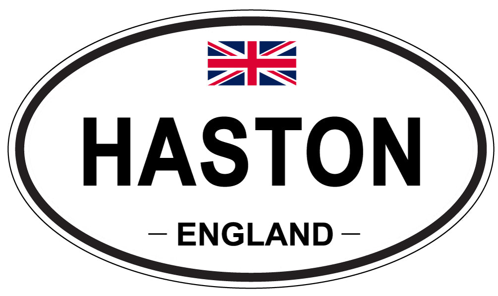 HASTON, England - Oval Magnet