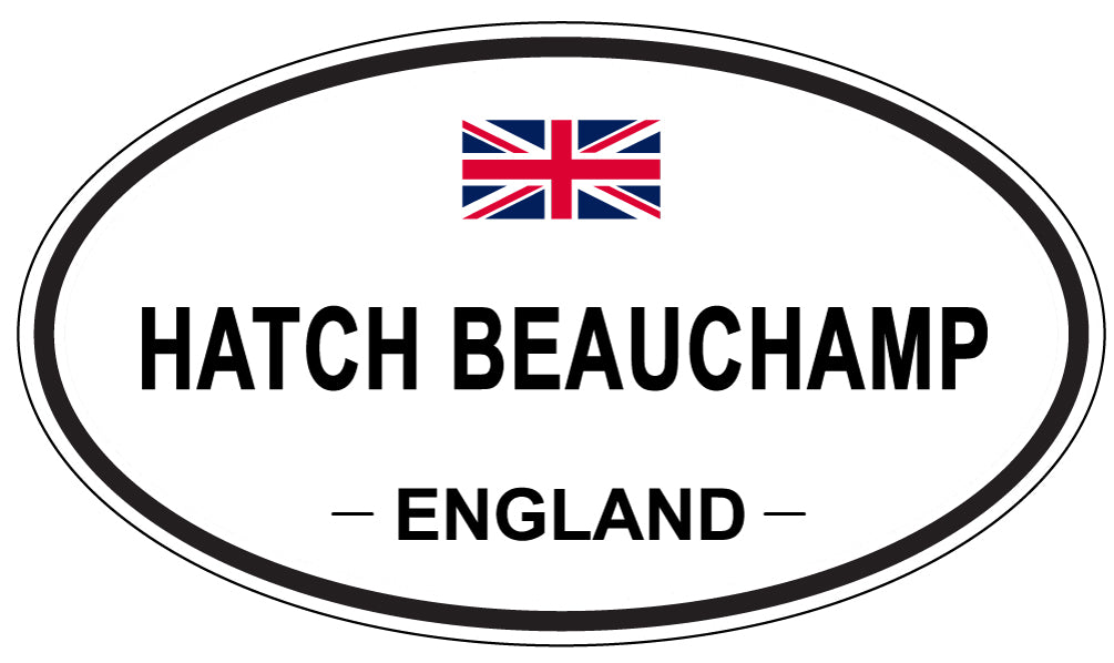 HATCH BEAUCHAMP, ENGLAND - Oval Sticker