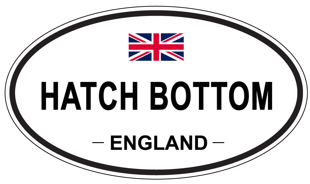 HATCH BOTTOM, England - Oval Magnet