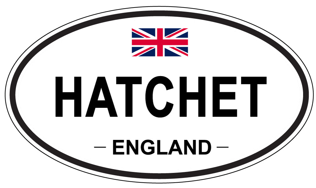 HATCHET, England - Oval Magnet