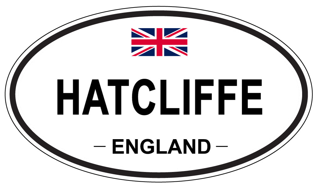 HATCLIFFE, ENGLAND - Oval Sticker