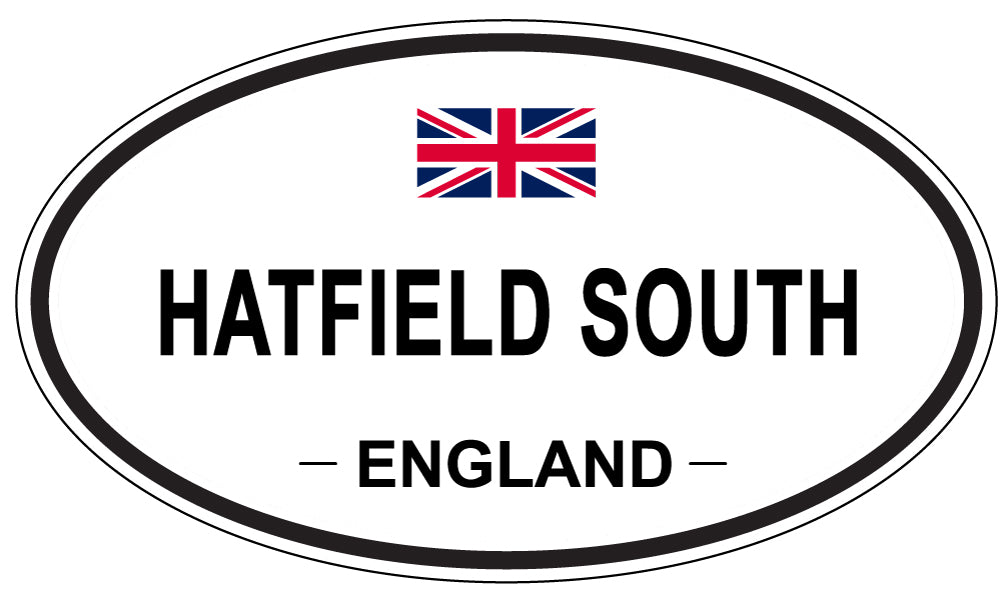 HATFIELD SOUTH, England - Oval Magnet