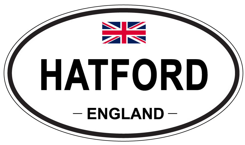 HATFORD, England - Oval Magnet