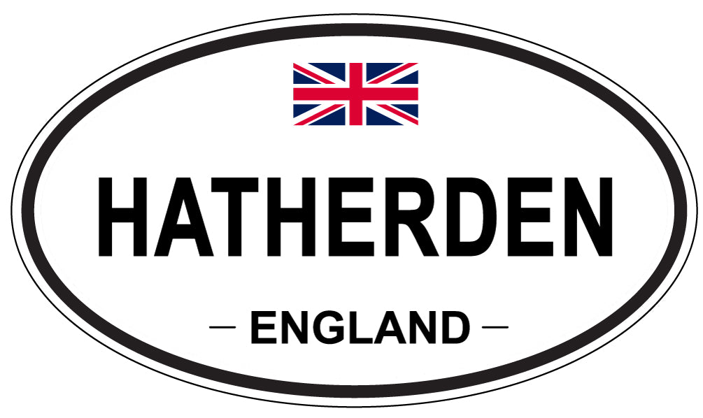 HATHERDEN, England - Oval Magnet
