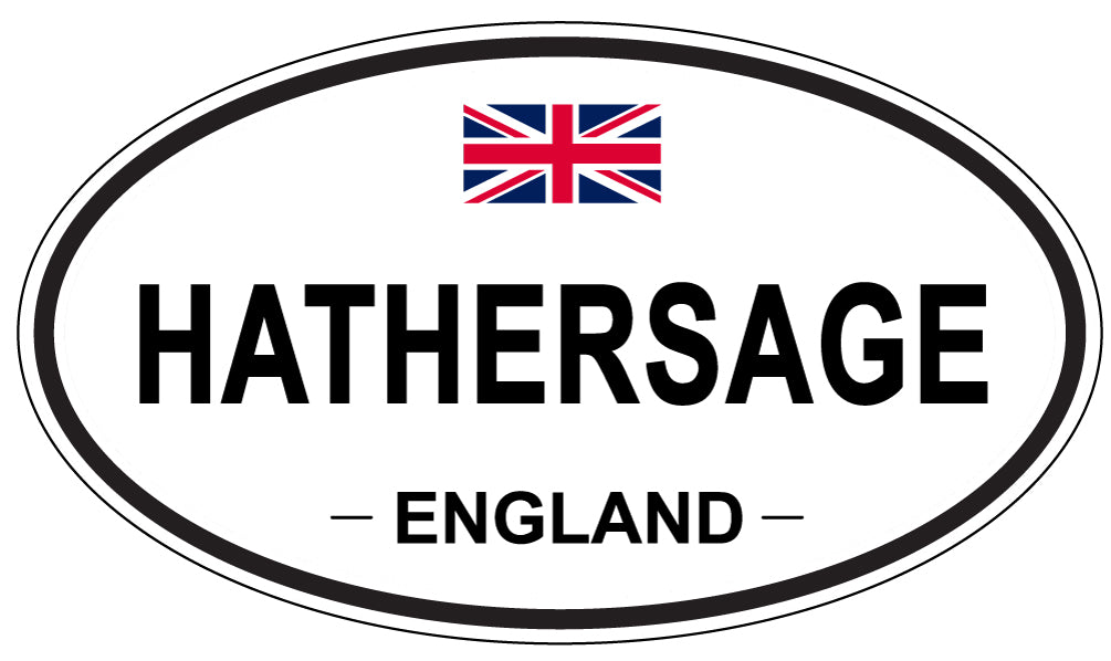 HATHERSAGE, England - Oval Magnet