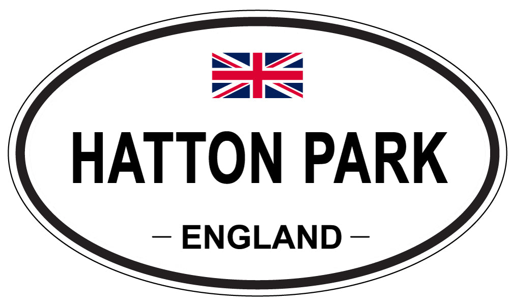 HATTON PARK, England - Oval Magnet
