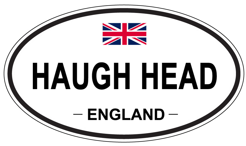 HAUGH HEAD, England - Oval Magnet