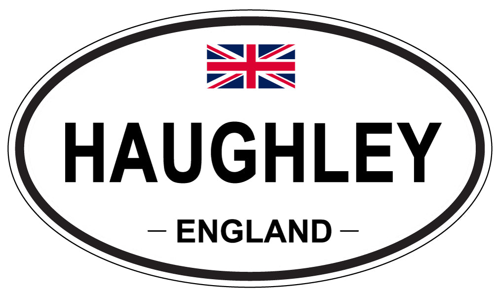 HAUGHLEY, England - Oval Magnet