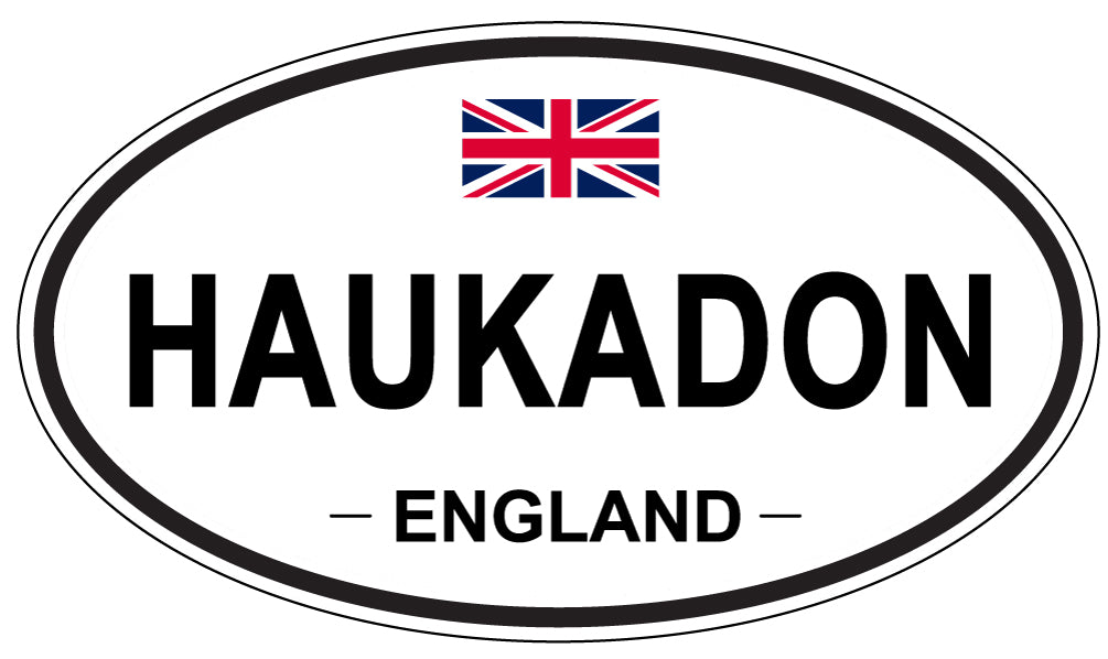 HAUKADON, England - Oval Magnet