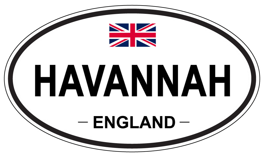 HAVANNAH, England - Oval Magnet