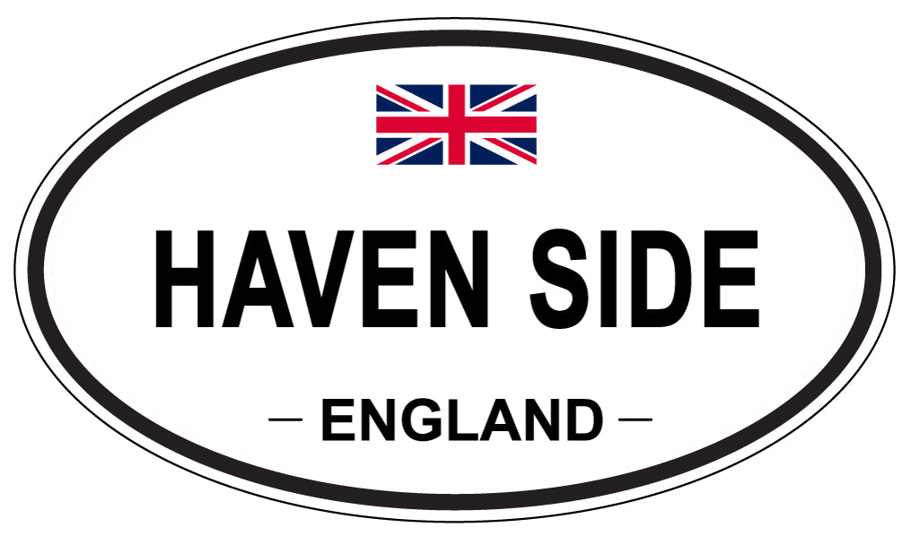 HAVEN SIDE, ENGLAND - Oval Sticker