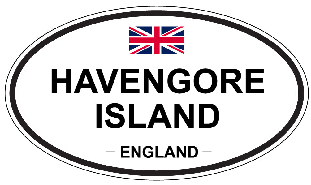 HAVENGORE ISLAND, England - Oval Magnet